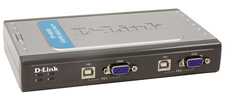 KVM Switch D-Link DKVM-4U 4-port with USB