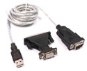Переходник USB to COM (RS232) Viewcon VEN24 (VE024) USB 2.0, 1xCOM, кабель 1.5 м